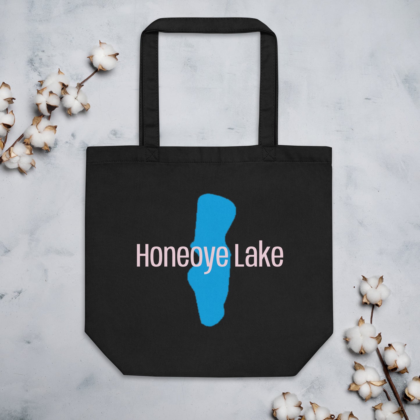 Eco Tote Bag - Honeoye Lake dogs & a sailboat