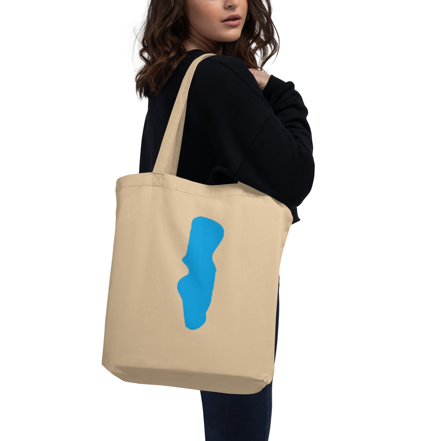 Eco Tote Bag - Honeoye Lake Adirondack & Sailboat