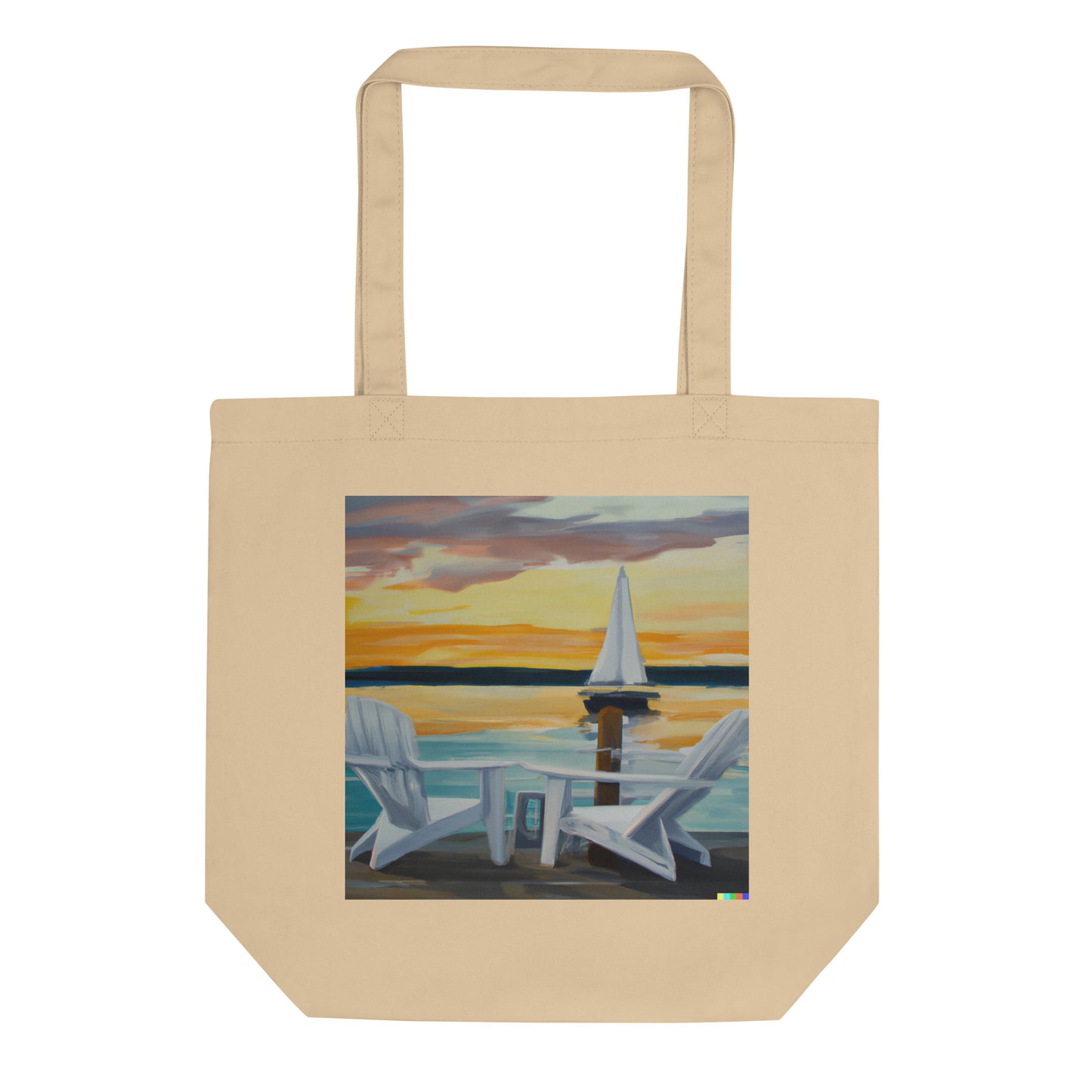 Eco Tote Bag - Canandaigua view from the deck