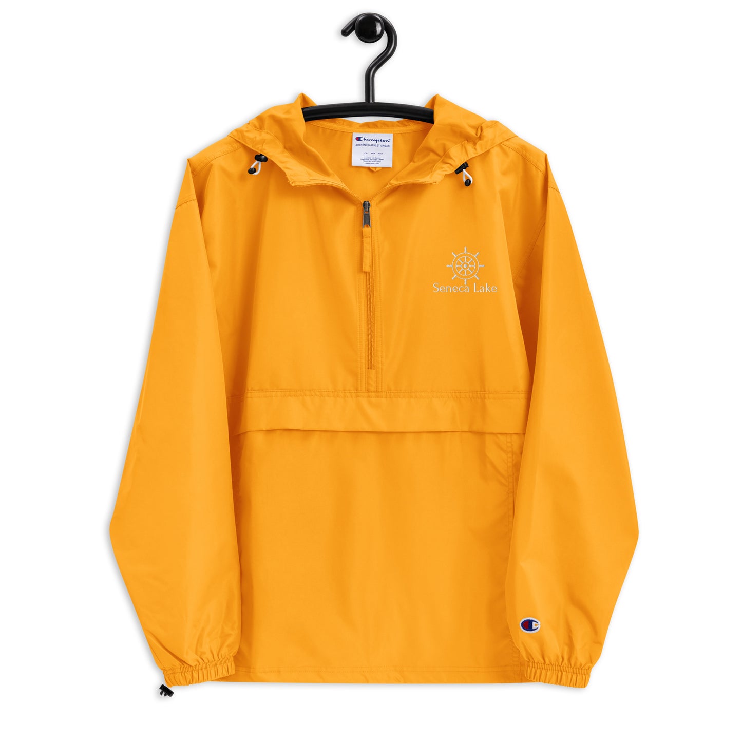 Embroidered Champion Packable Jacket - Seneca Lake Helm