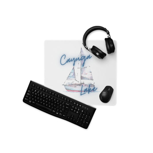 Cayuga Lake Sailboat 3 Desk Mat / Gaming mouse pad