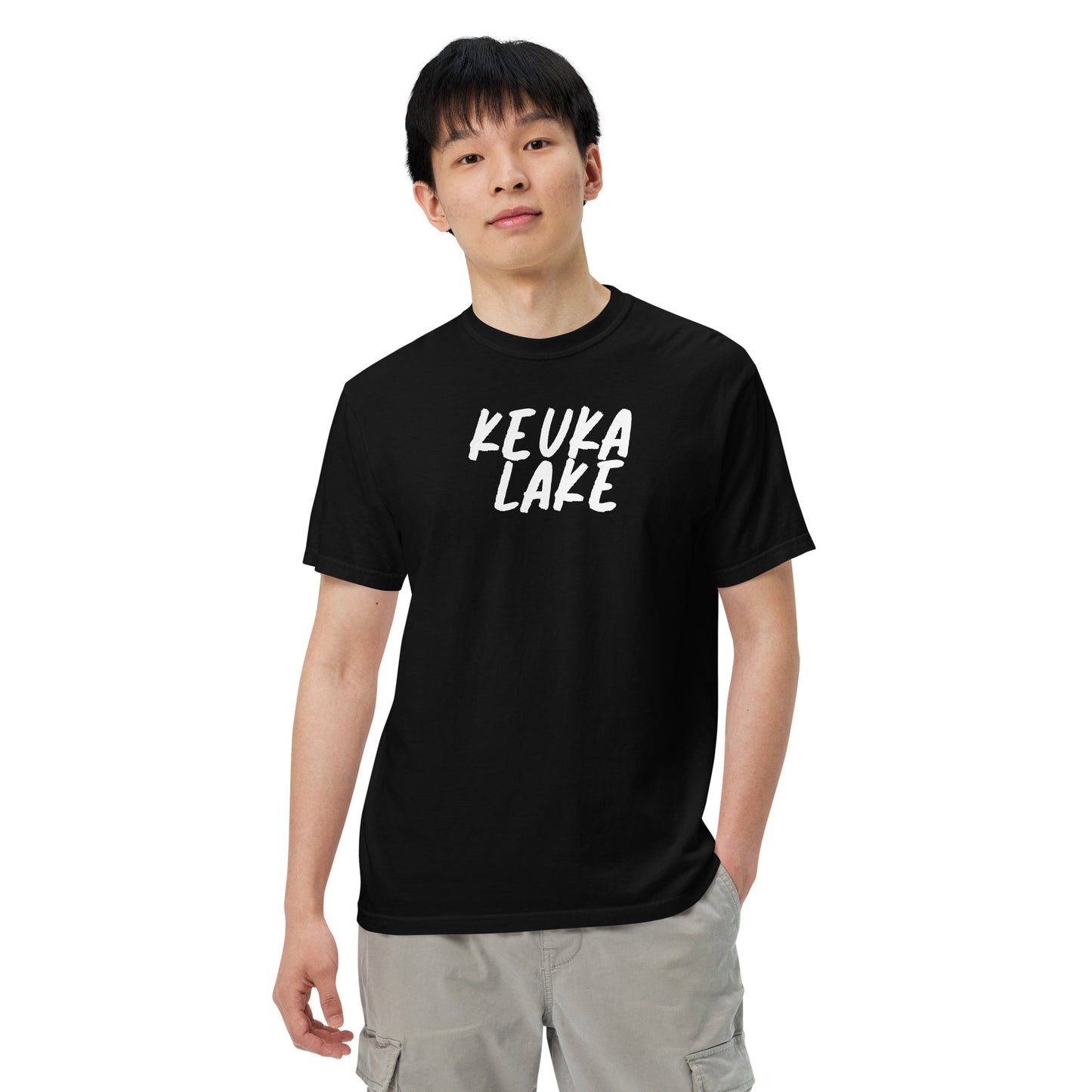 Men’s garment-dyed heavyweight t-shirt - Keuka Lake