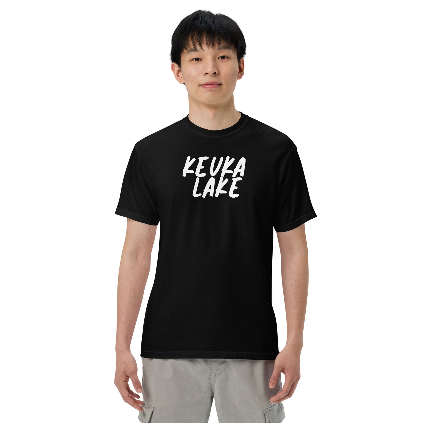 Men’s garment-dyed heavyweight t-shirt - Keuka Lake