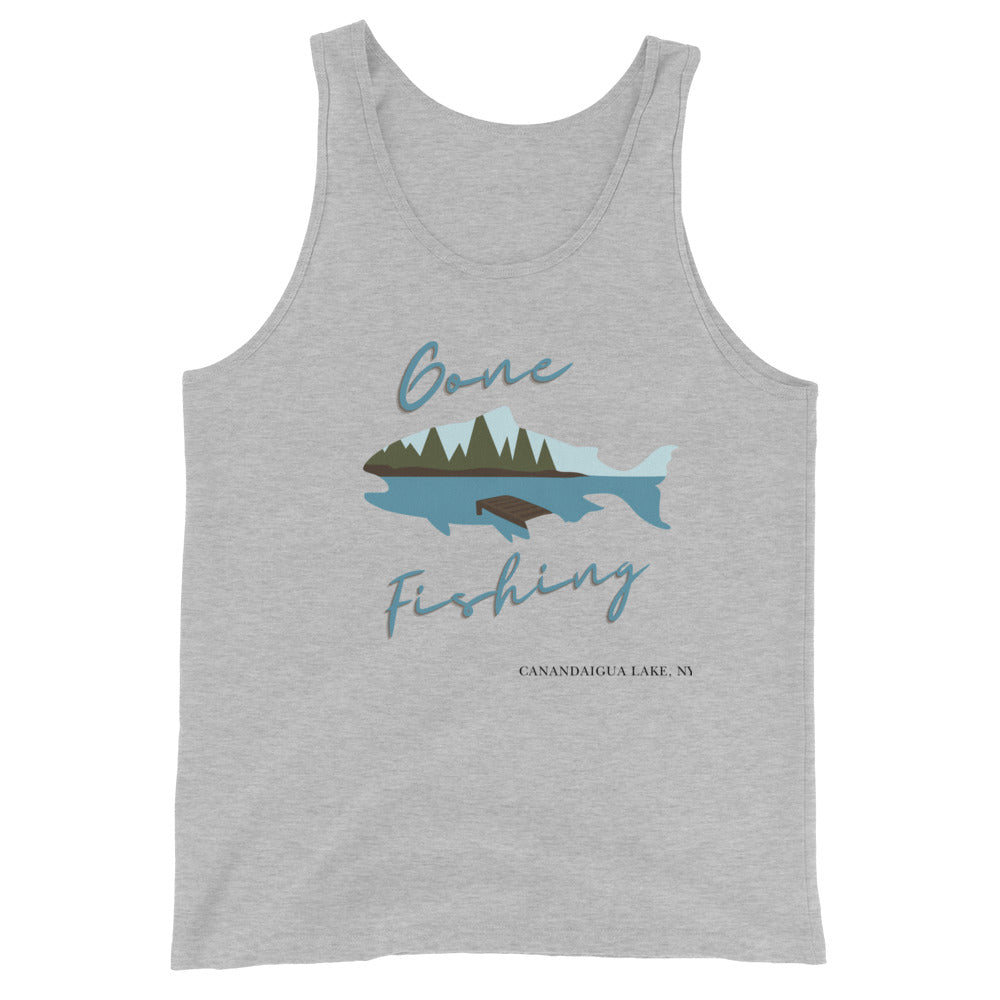 Unisex Tank Top - Canandaigua Gone Fishing