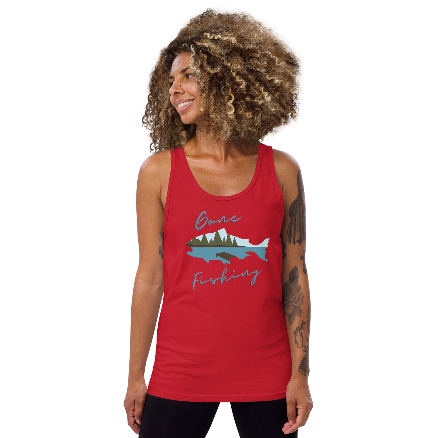 Unisex Tank Top - Gone Fishing