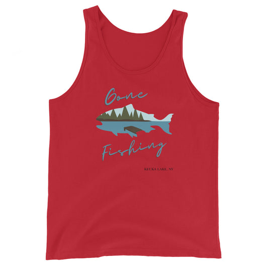 Unisex Tank Top - Keuka Gone Fishing