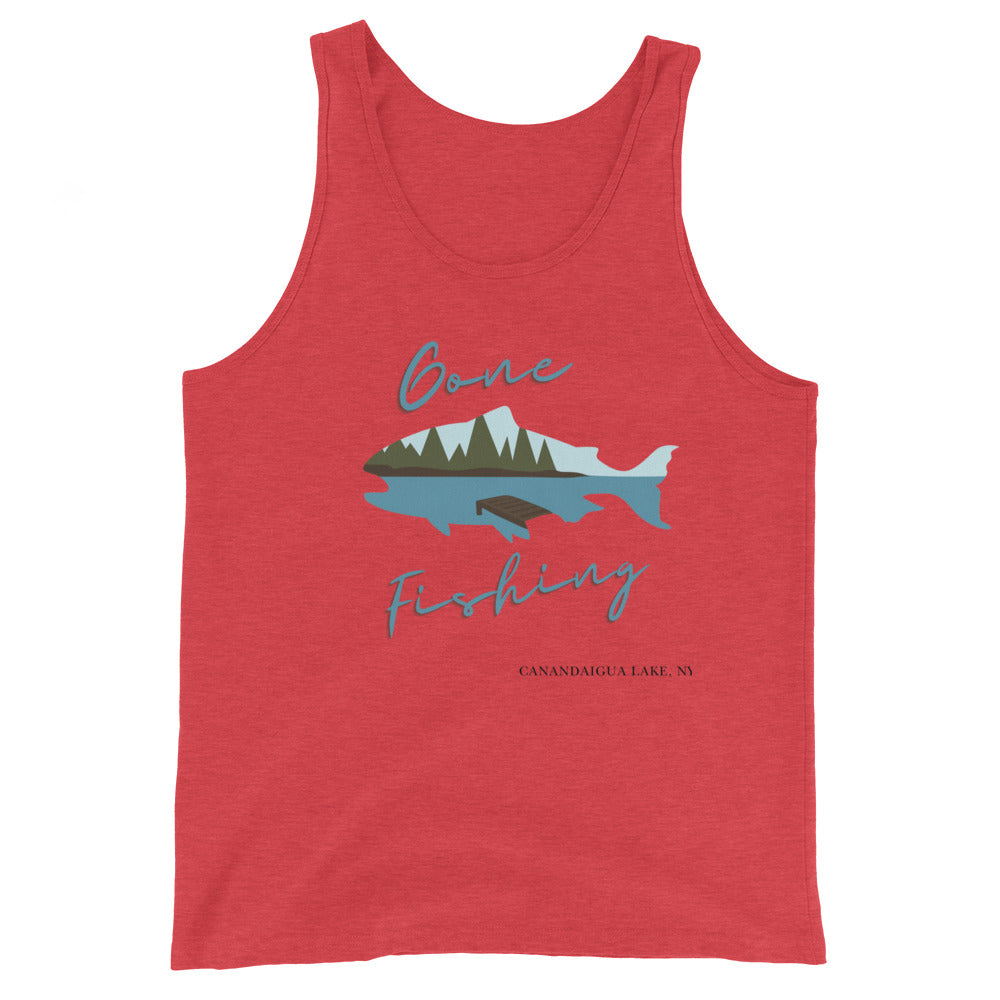 Unisex Tank Top - Canandaigua Gone Fishing