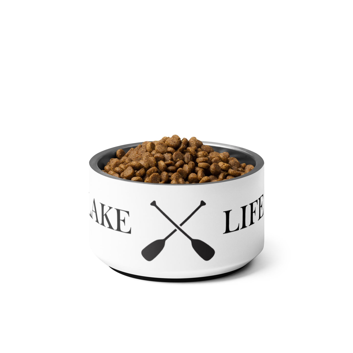 Lake Life Pet Bowl with crossed oars