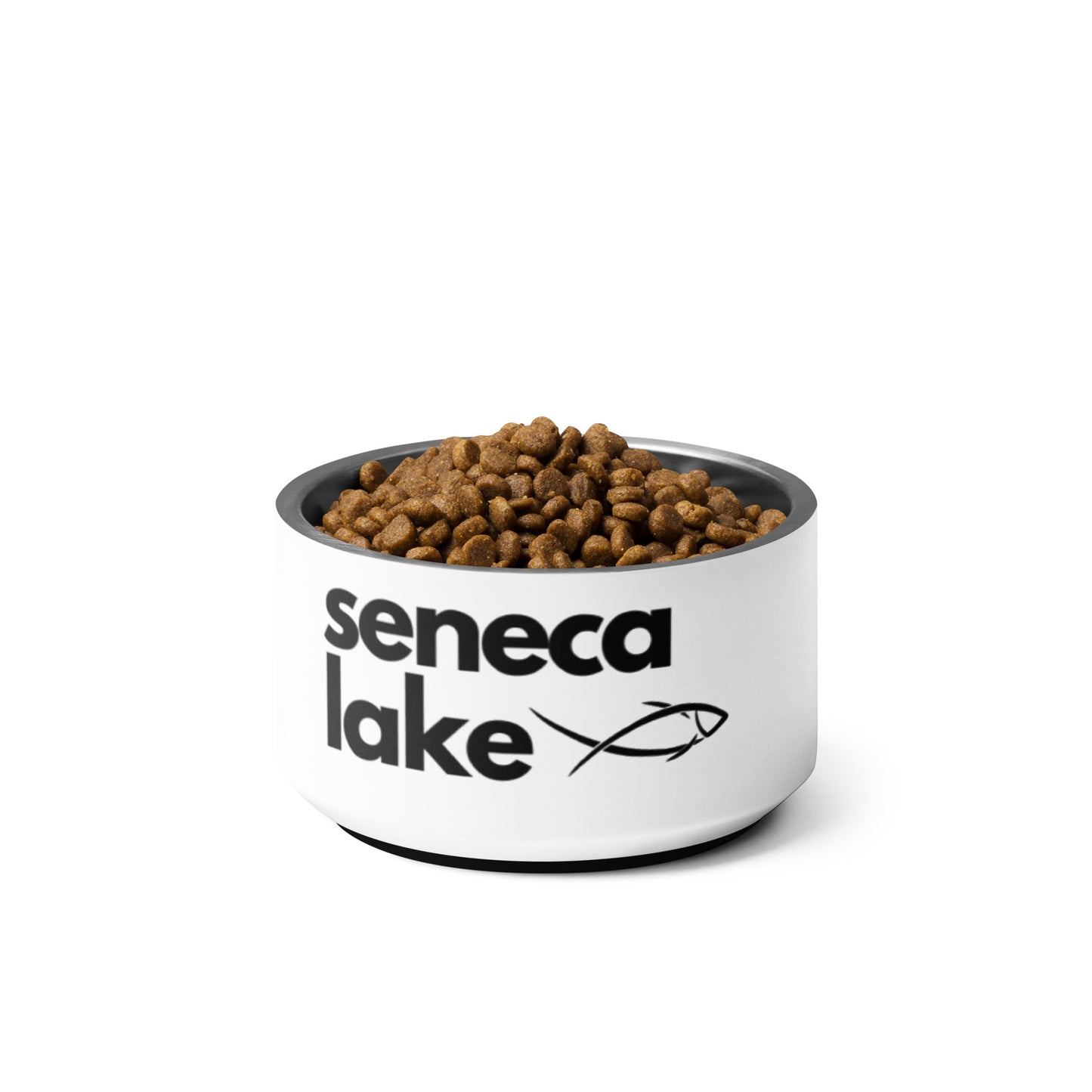 Seneca Lake simple fish pet food bowl