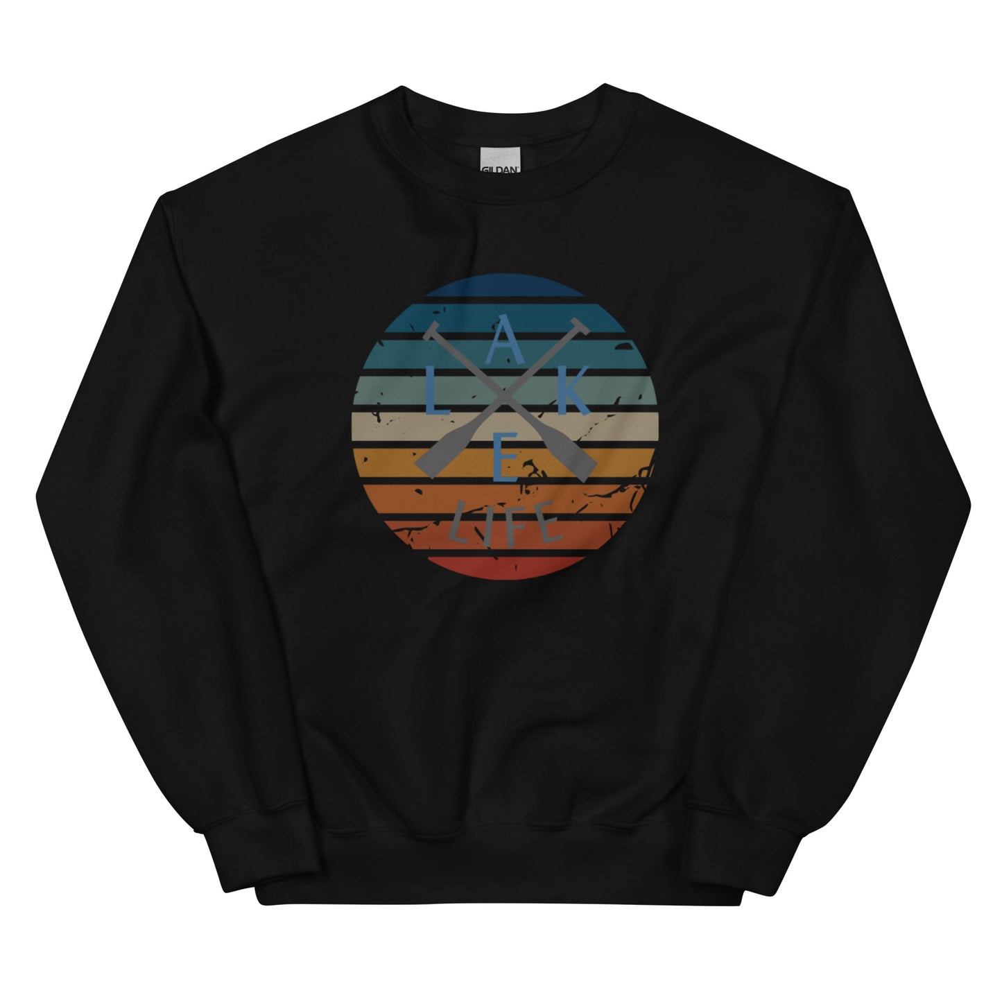 Unisex Sweatshirt - Lake Life Crossed Oars