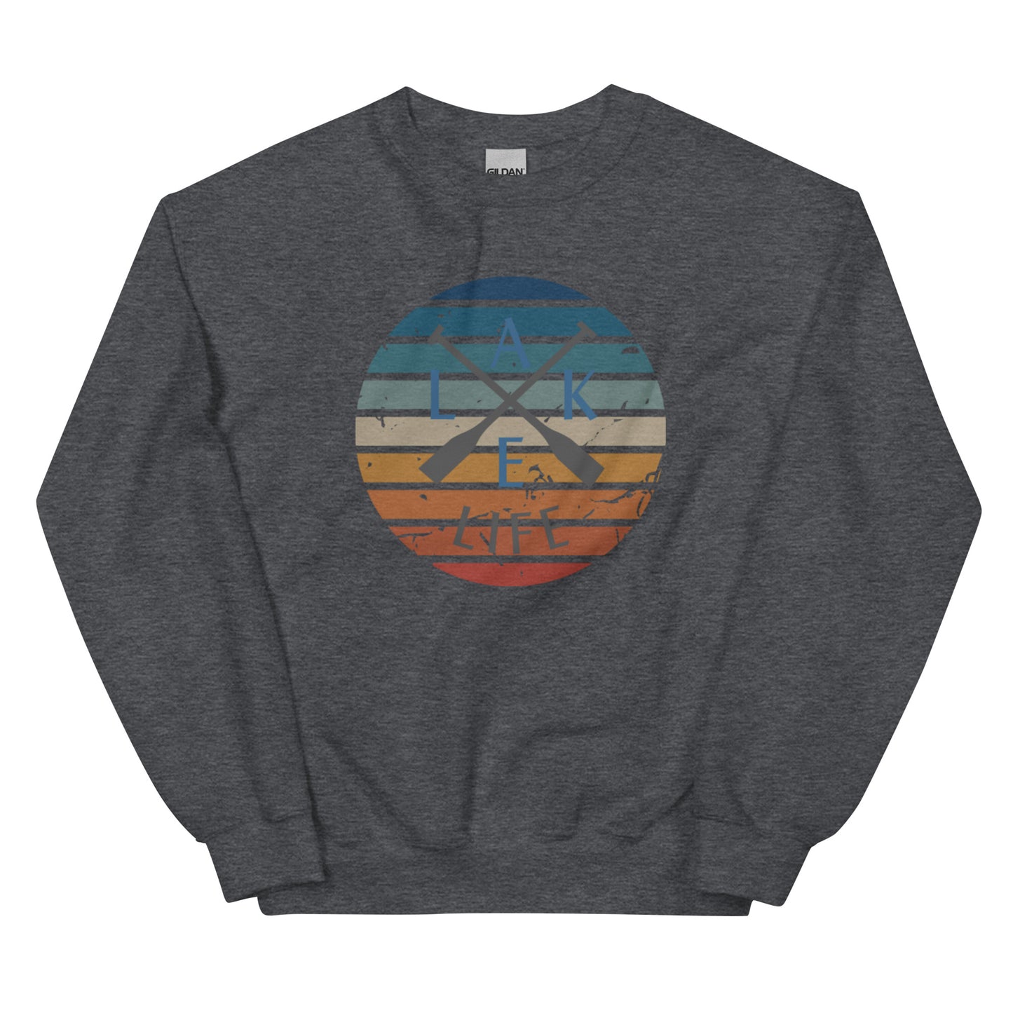 Unisex Sweatshirt - Lake Life Crossed Oars