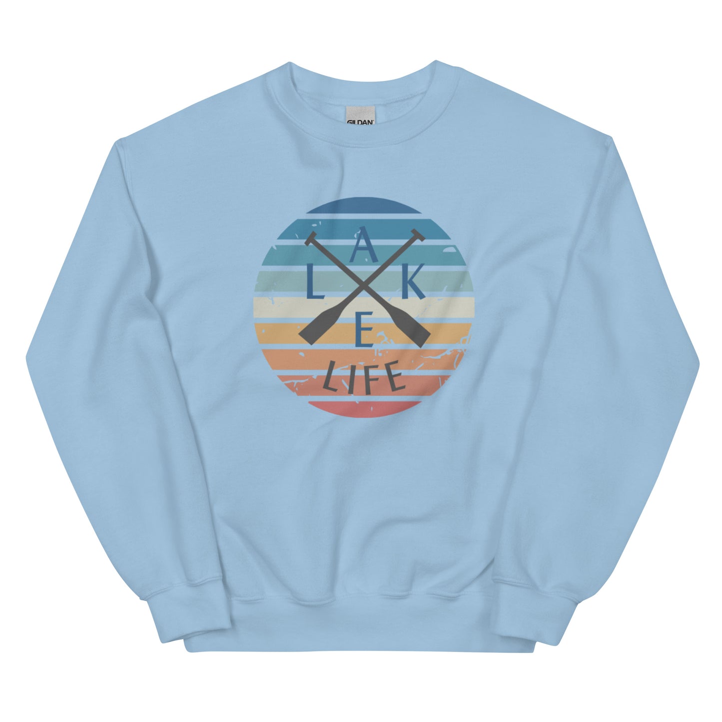 Unisex Sweatshirt - Lake Life Crossed Oars