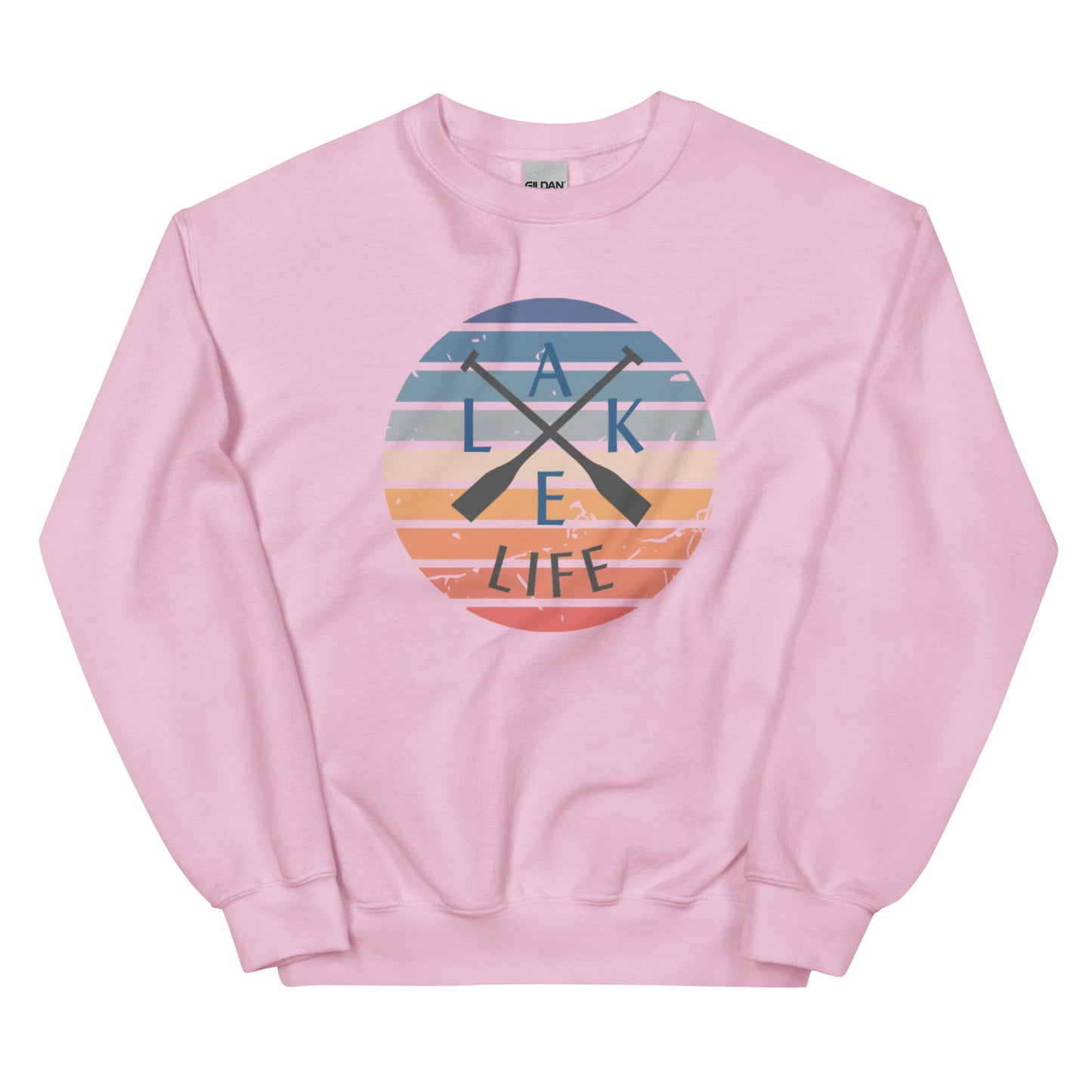 Unisex Sweatshirt - Lake Life Crossed Oars