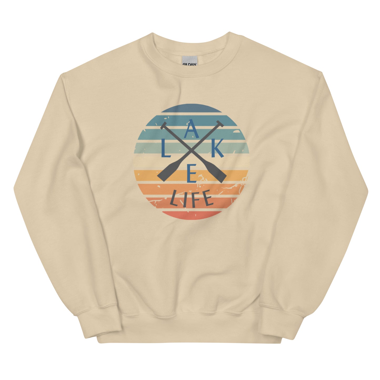 Unisex Sweatshirt - Lake Life Crossed Oars