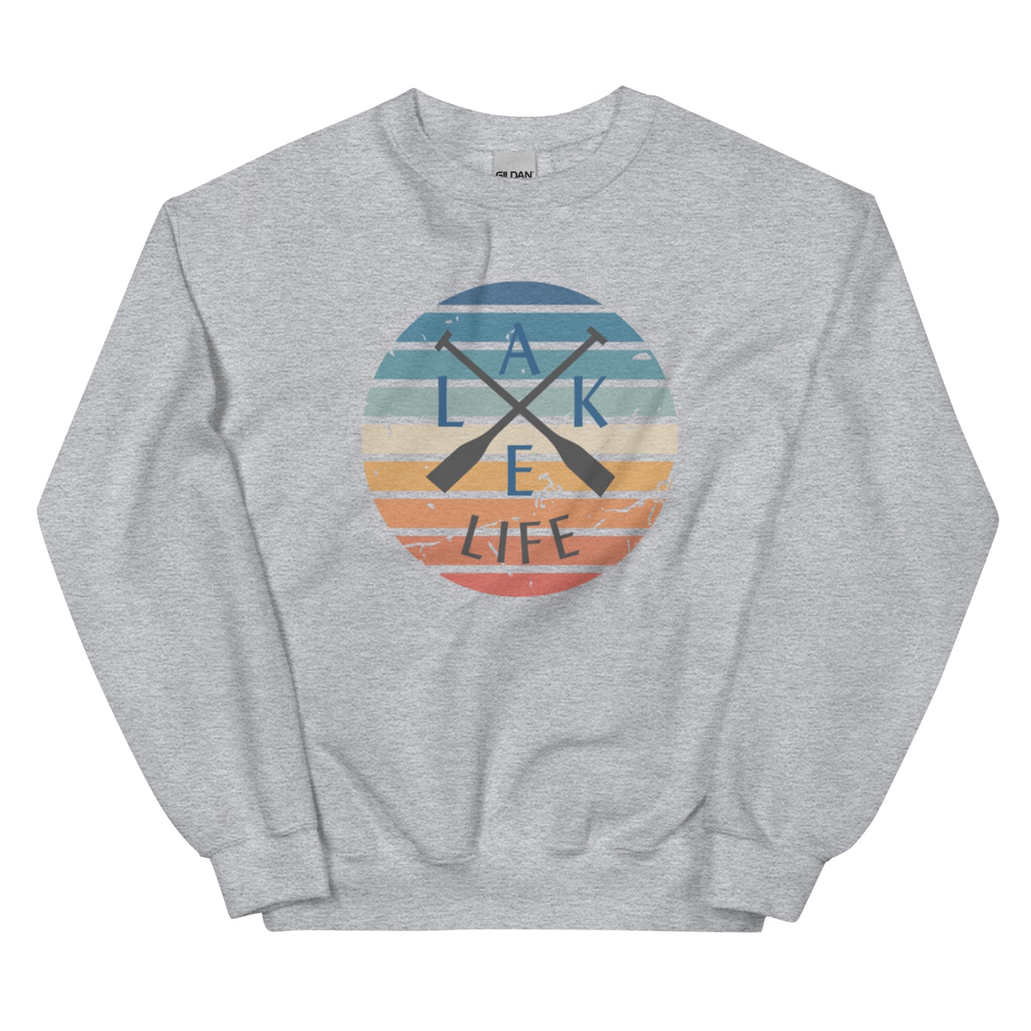 Unisex Sweatshirt - Lake Life Crossed Oars