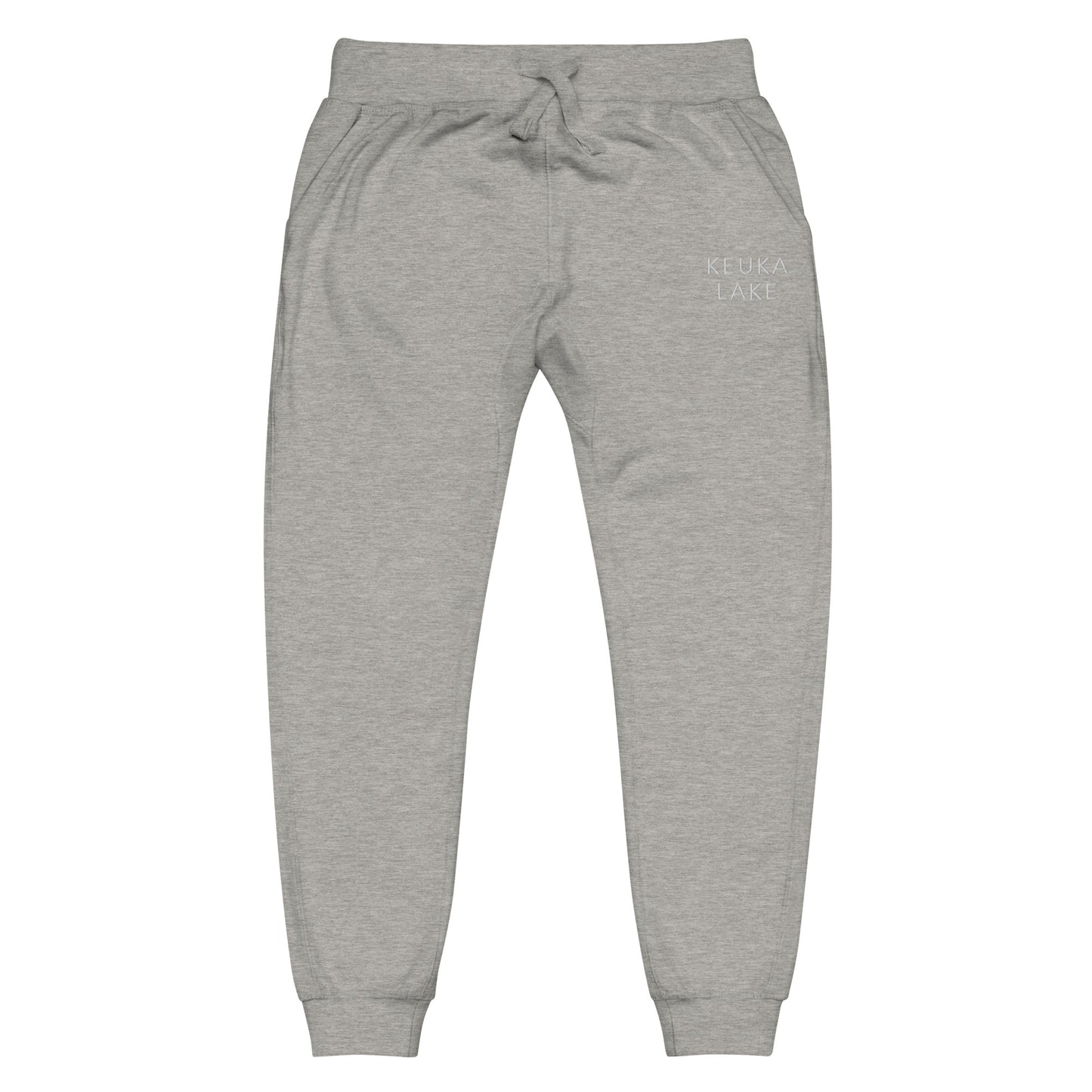 Unisex fleece sweatpants - Keuka Lake Embroidered