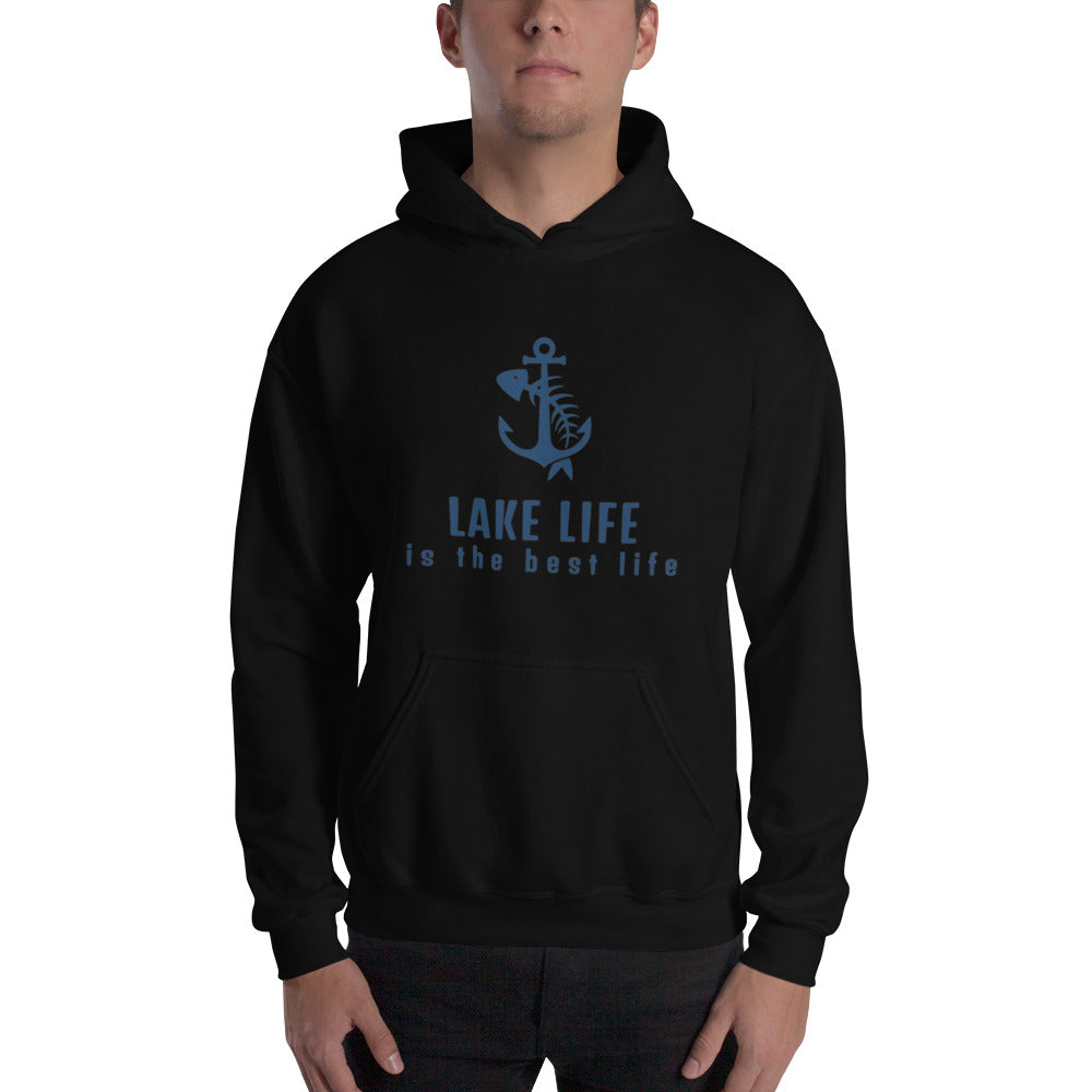 Unisex Hoodie - Lake Life is the Best Life Anchor