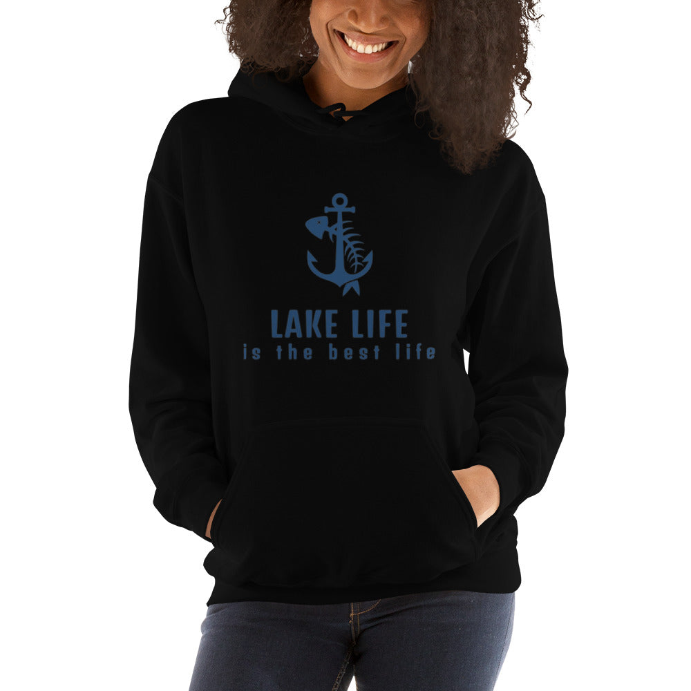 Unisex Hoodie - Lake Life is the Best Life Anchor