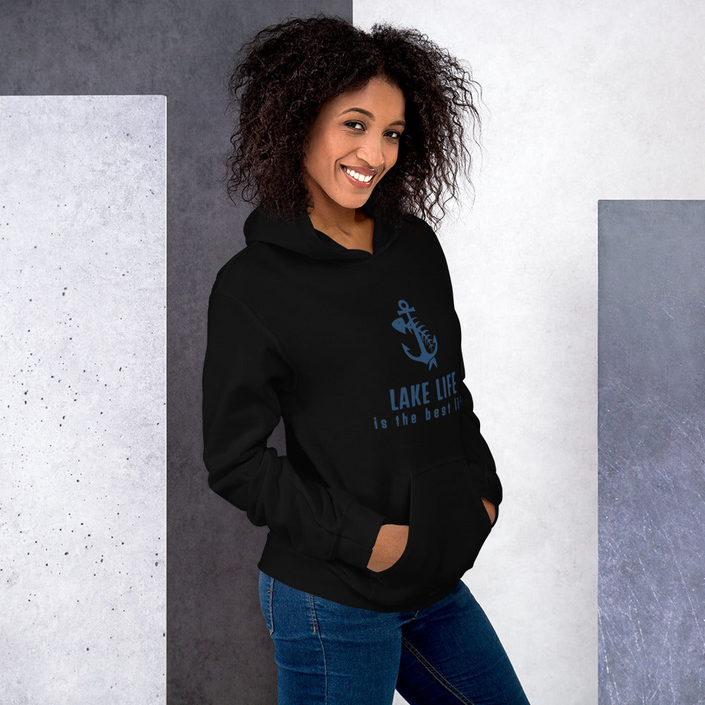 Unisex Hoodie - Lake Life is the Best Life Anchor