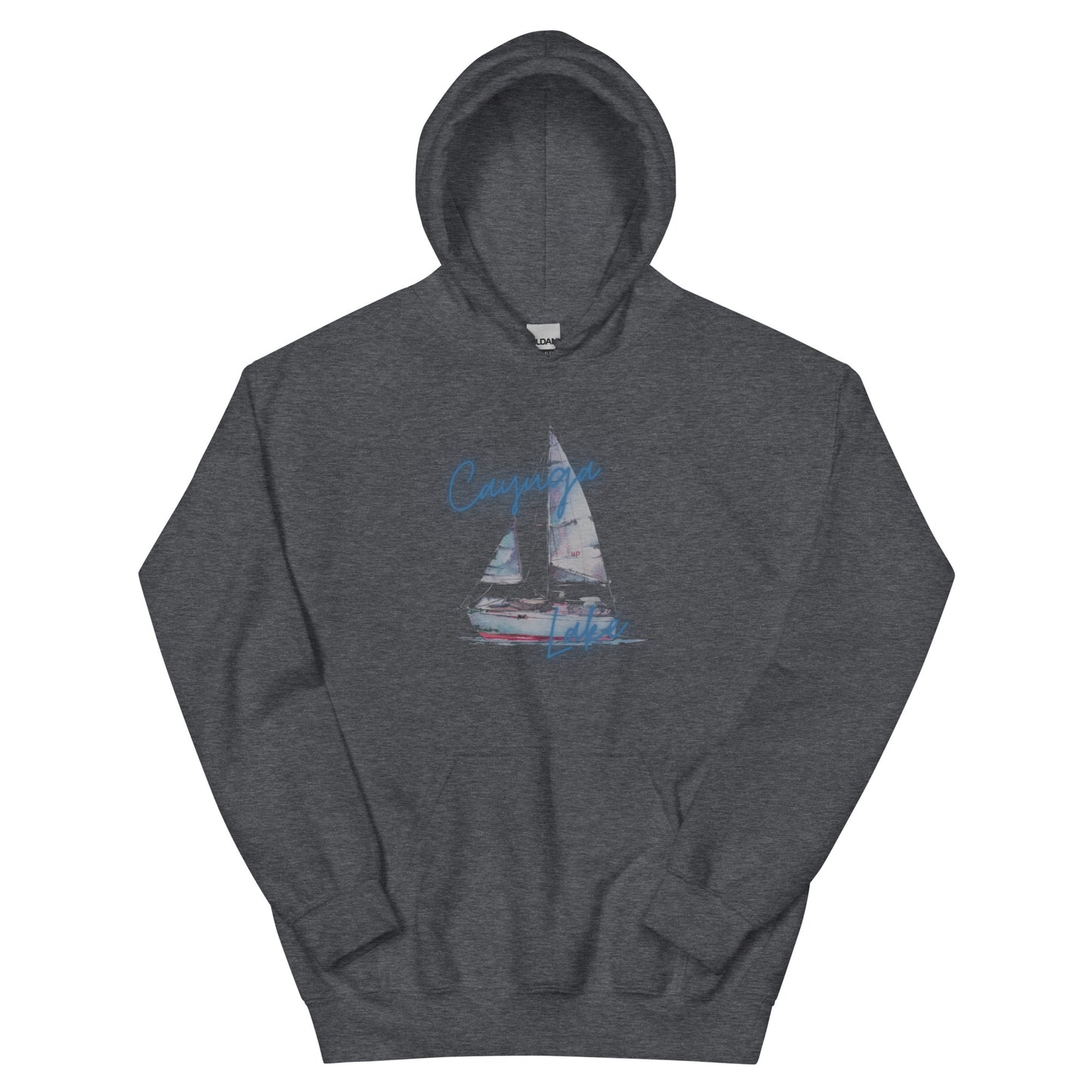 Unisex Hoodie - Cayuga Lake Sailboat 3