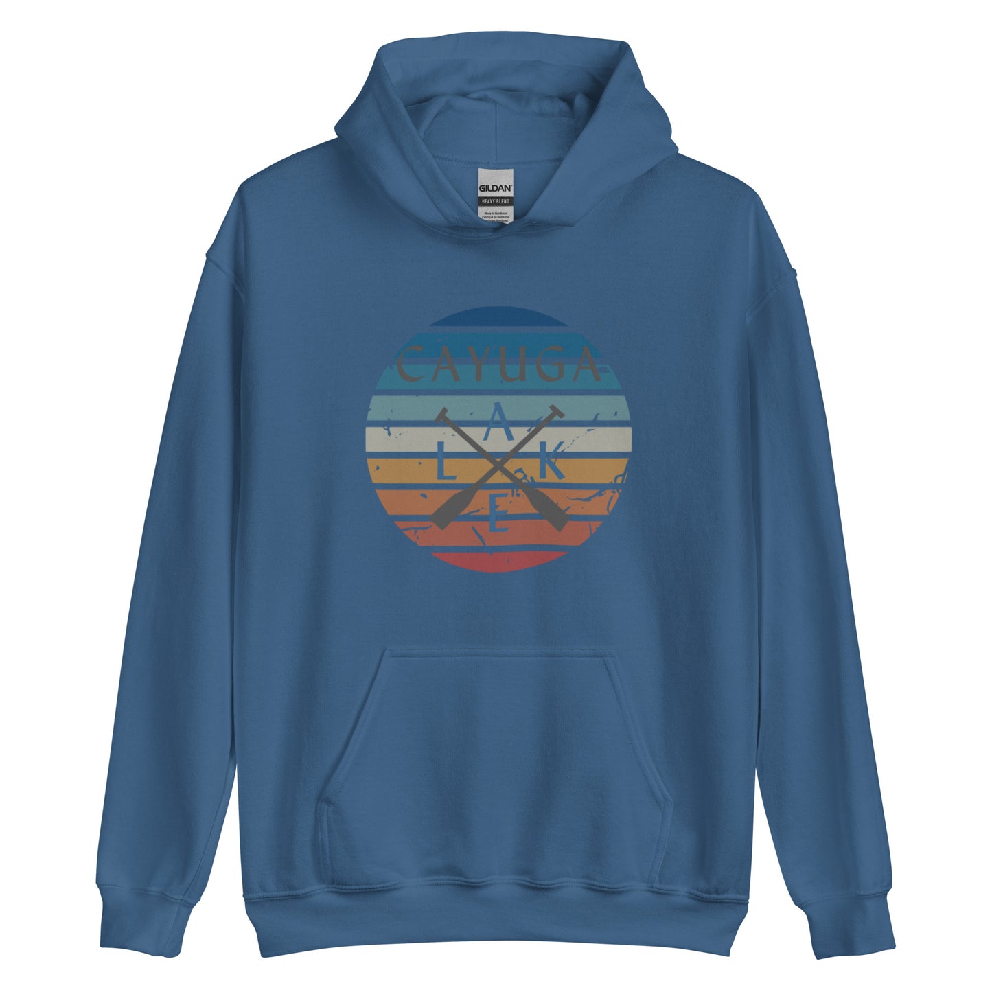 Unisex Hoodie - Cayuga Lake Crossed Oars