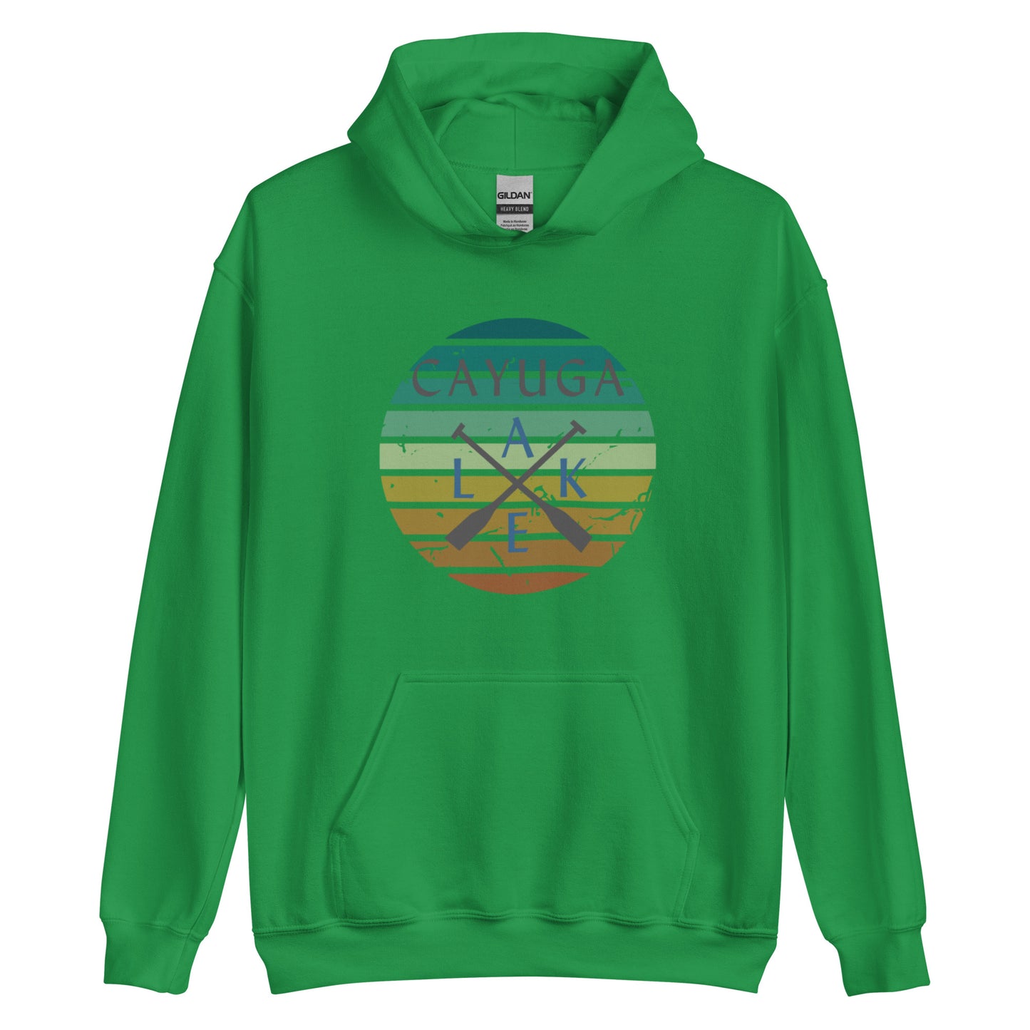 Unisex Hoodie - Cayuga Lake Crossed Oars