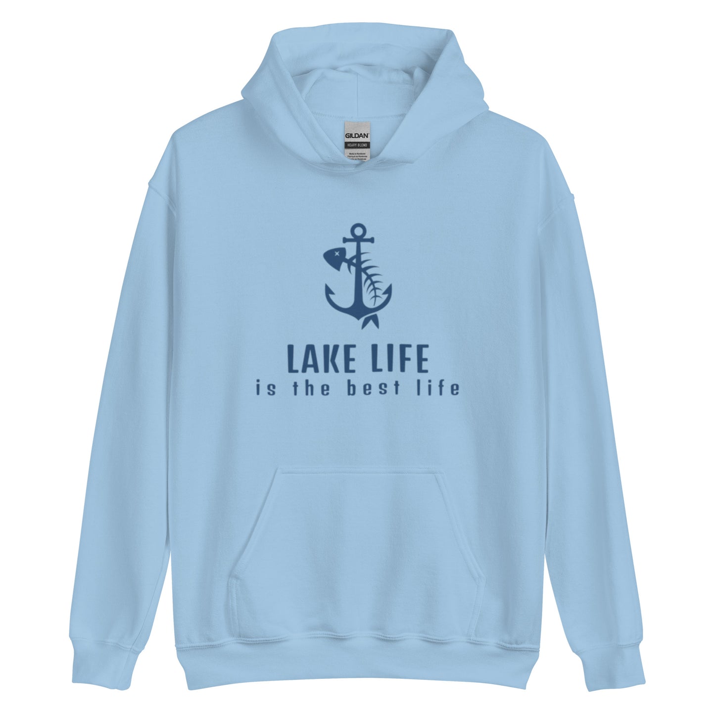 Unisex Hoodie - Lake Life is the Best Life Anchor