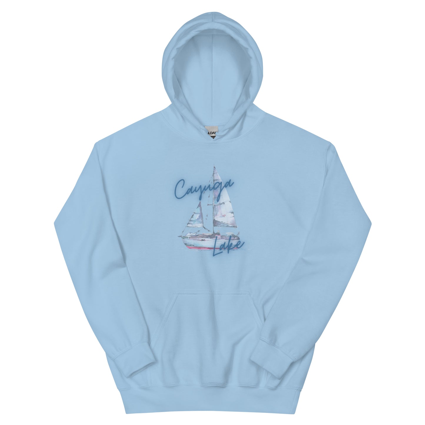 Unisex Hoodie - Cayuga Lake Sailboat 3