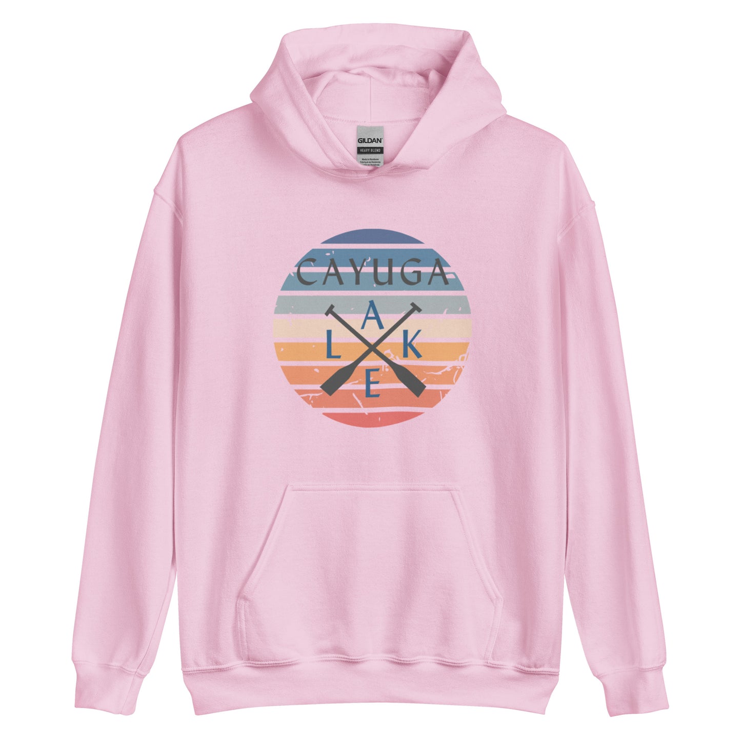 Unisex Hoodie - Cayuga Lake Crossed Oars