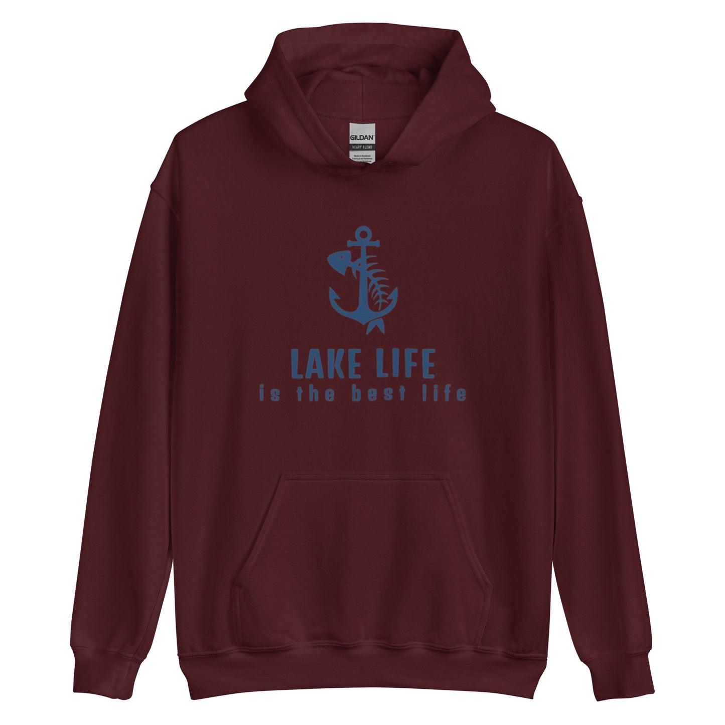 Unisex Hoodie - Lake Life is the Best Life Anchor