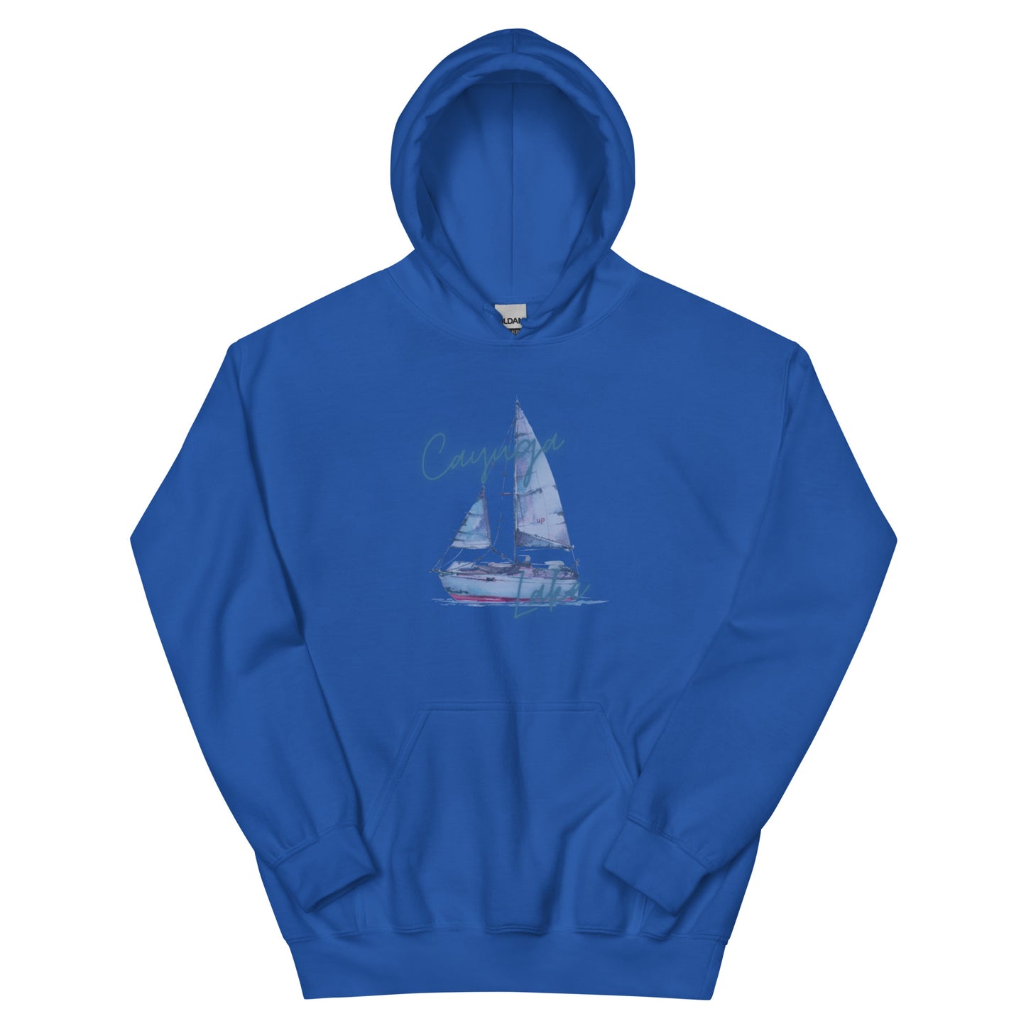 Unisex Hoodie - Cayuga Lake Sailboat 3