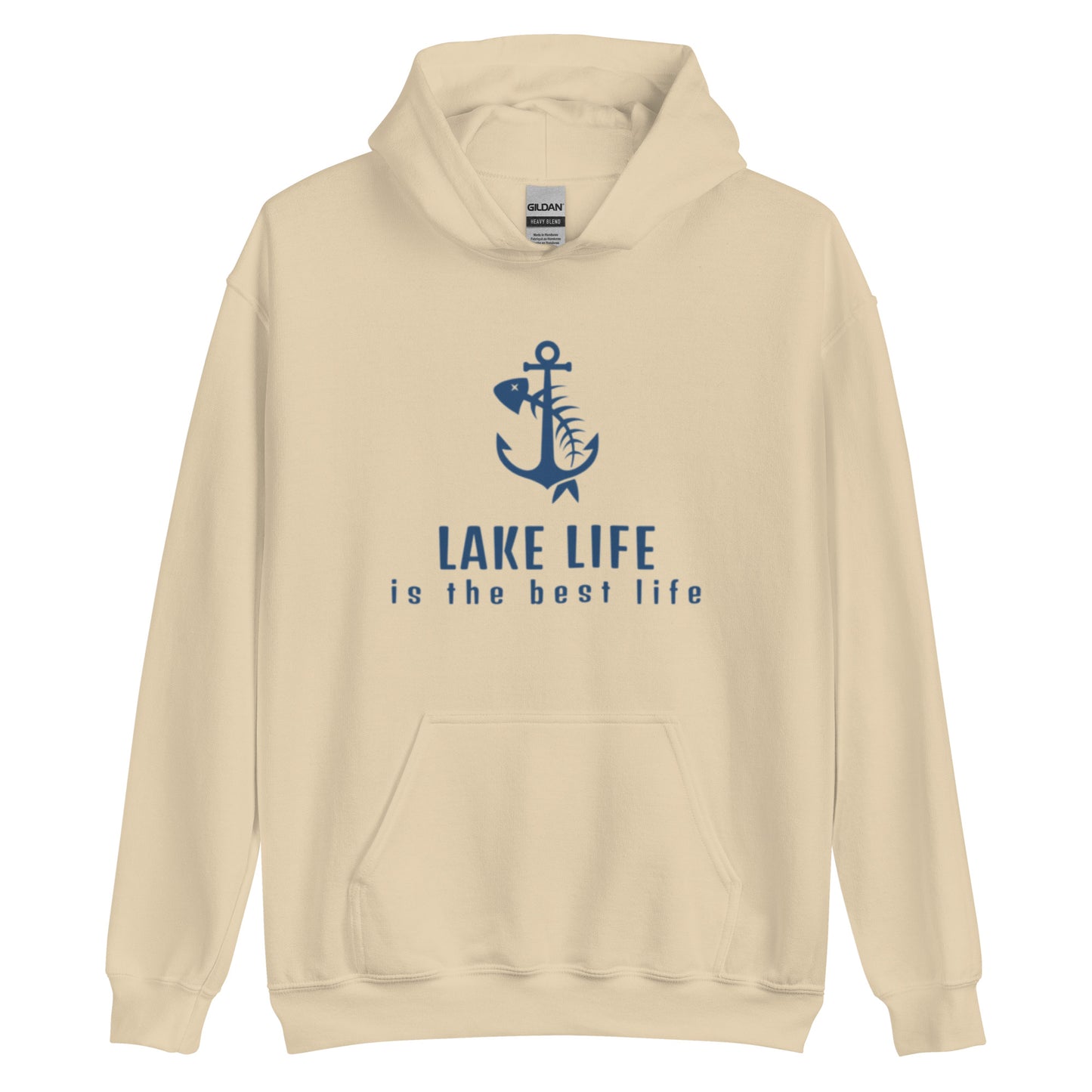 Unisex Hoodie - Lake Life is the Best Life Anchor