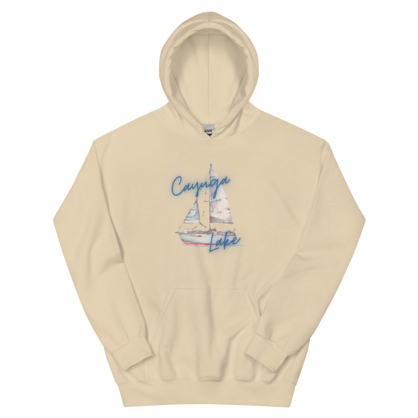 Unisex Hoodie - Cayuga Lake Sailboat 3