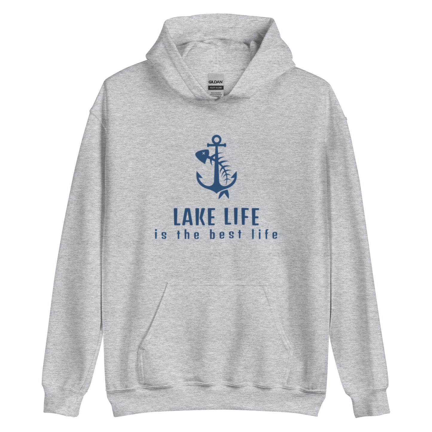 Unisex Hoodie - Lake Life is the Best Life Anchor