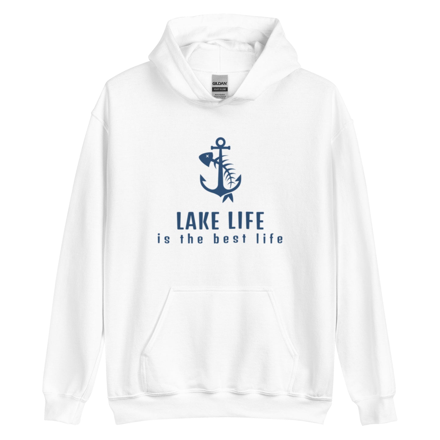 Unisex Hoodie - Lake Life is the Best Life Anchor