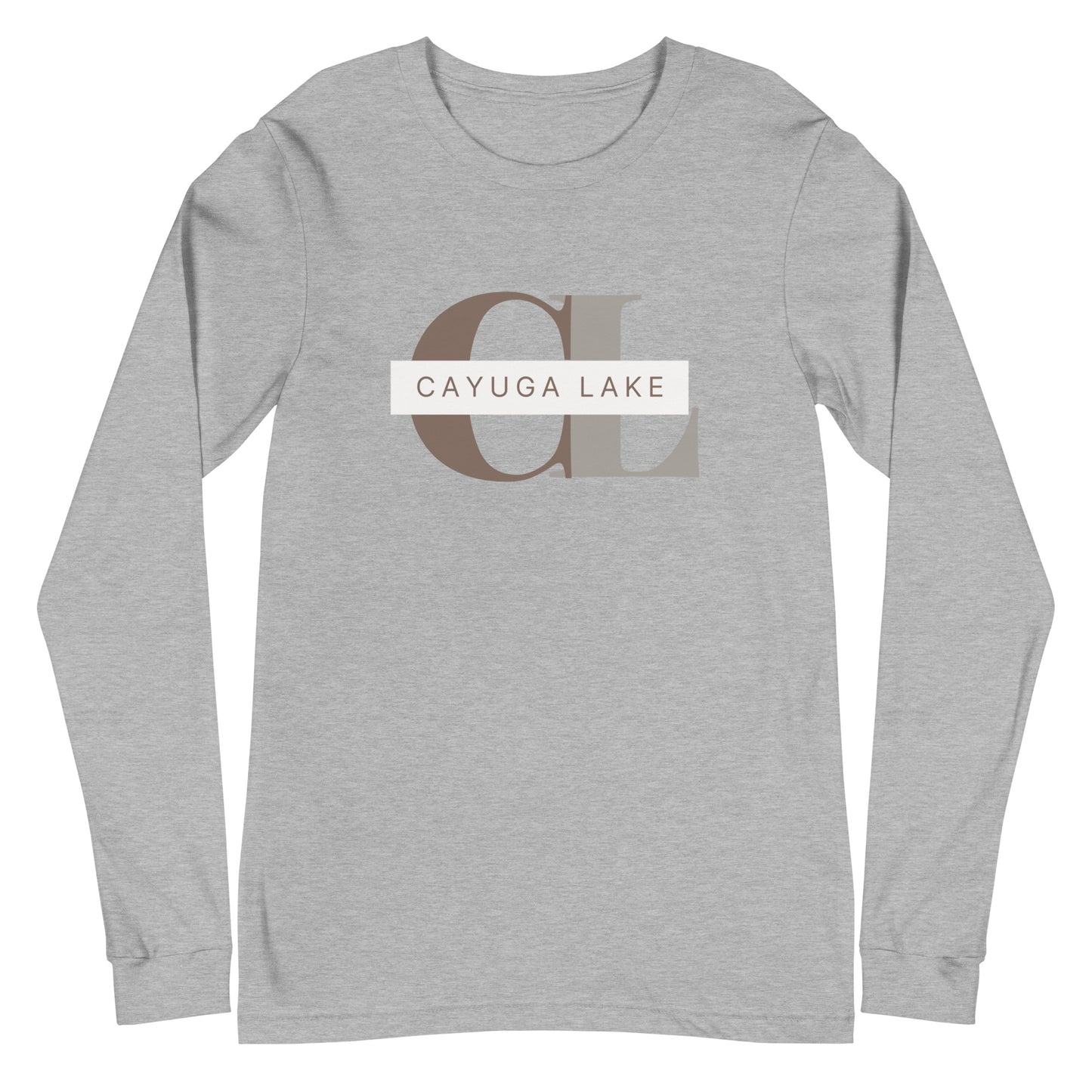 Unisex Long Sleeve Tee - Cayuga Lake monogram style 2