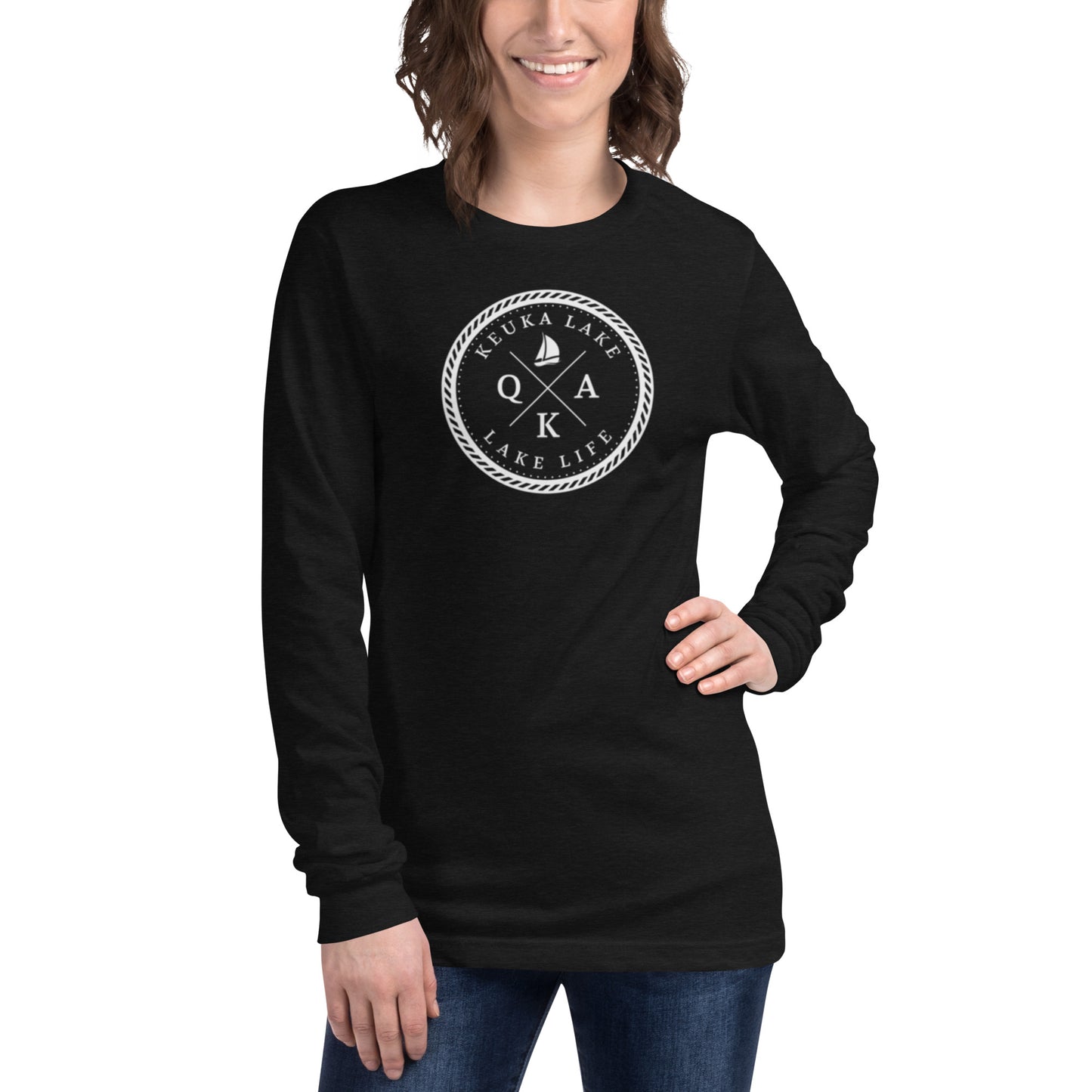 Unisex Long Sleeve Tee - Keuka Lake QKA