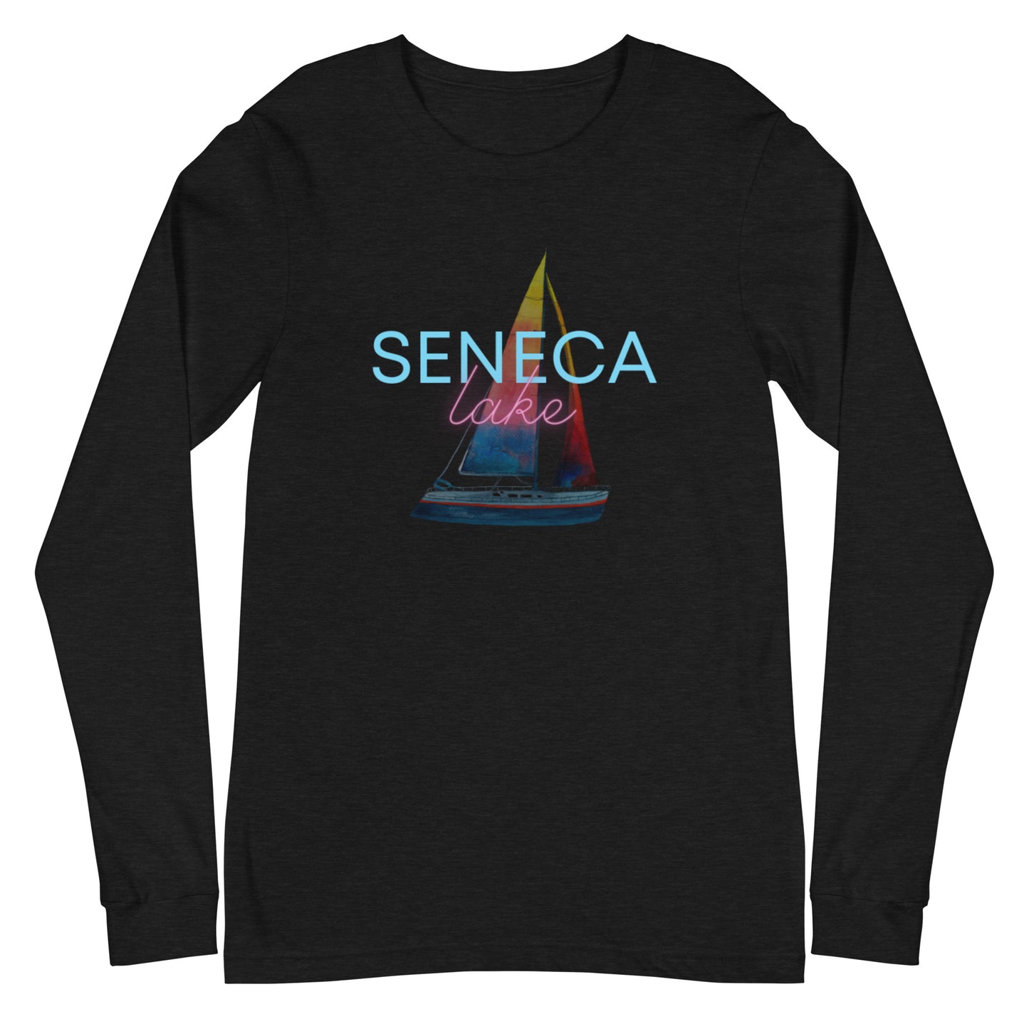 Unisex Long Sleeve Tee - Seneca Lake Sailboat 2