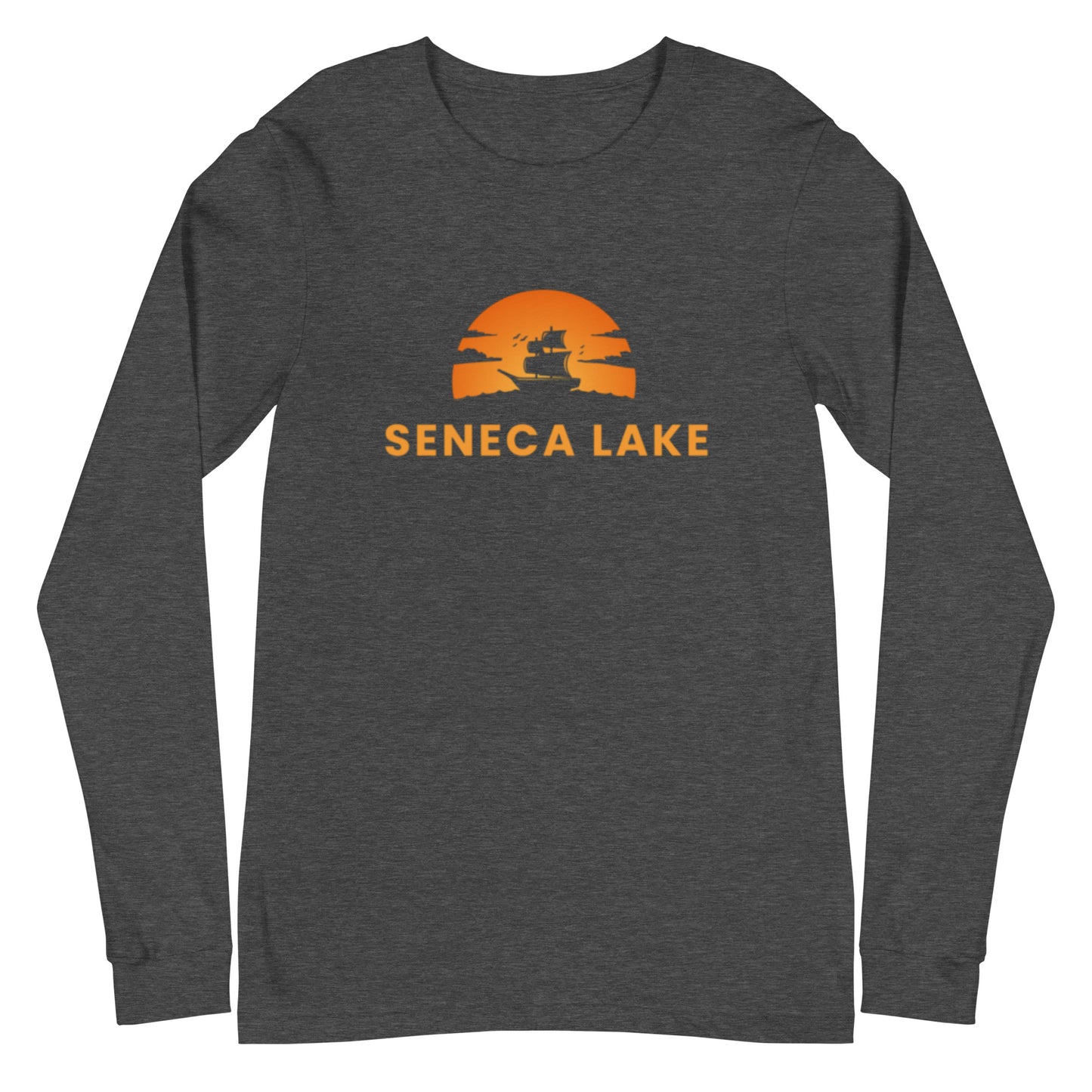 Unisex Long Sleeve Tee - Seneca Lake Blue Sailboat