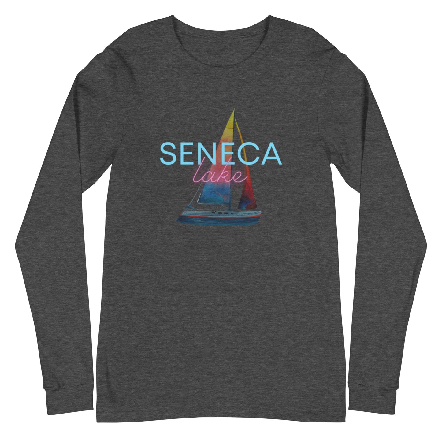 Unisex Long Sleeve Tee - Seneca Lake Sailboat 2