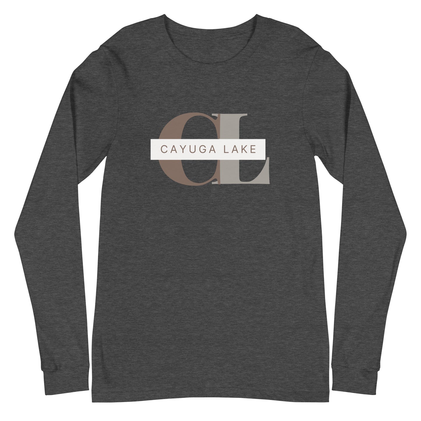 Unisex Long Sleeve Tee - Cayuga Lake monogram style 2