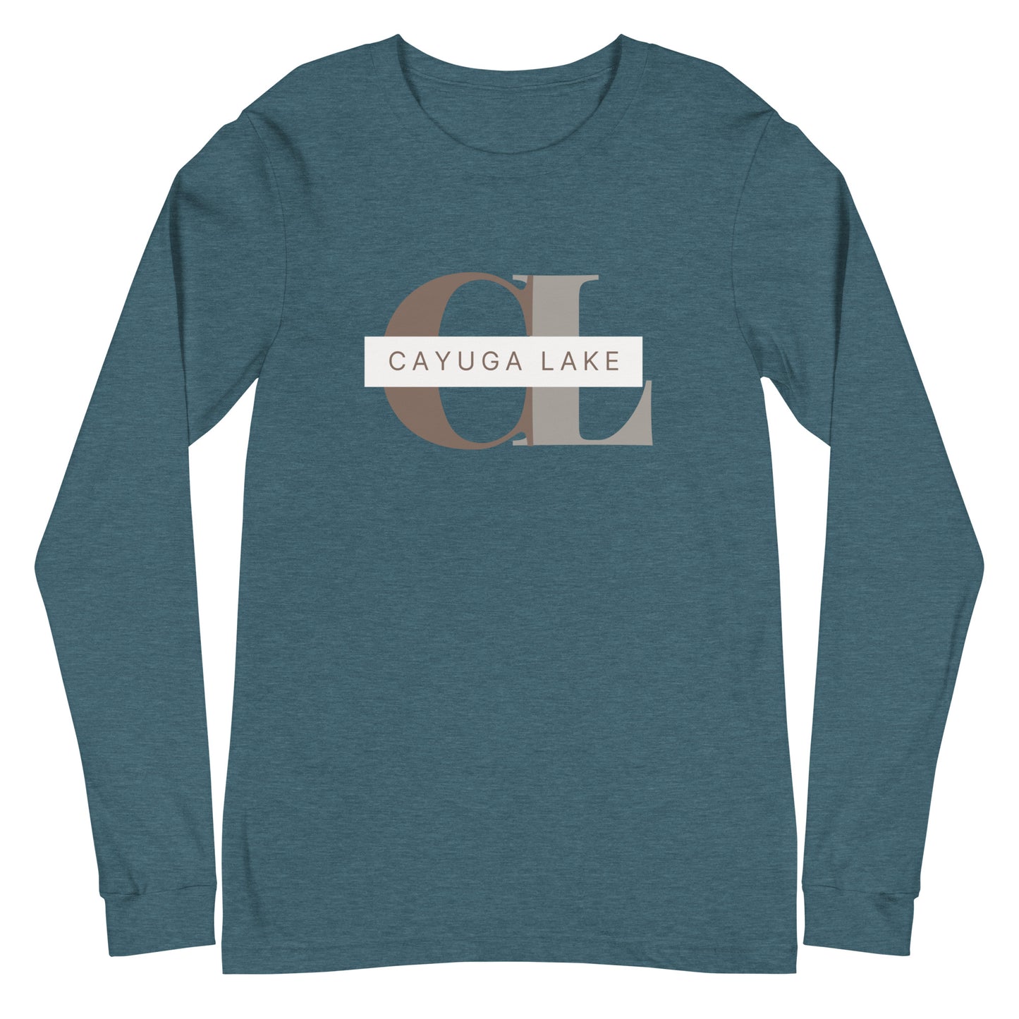 Unisex Long Sleeve Tee - Cayuga Lake monogram style 2