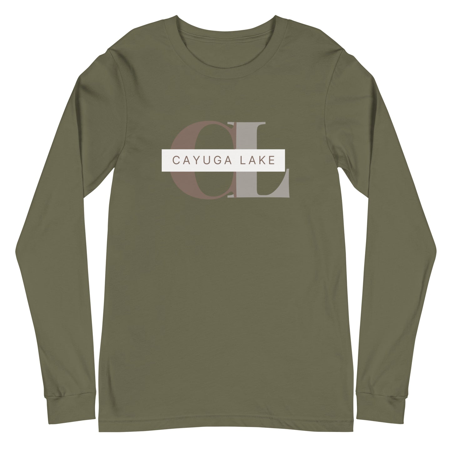 Unisex Long Sleeve Tee - Cayuga Lake monogram style 2