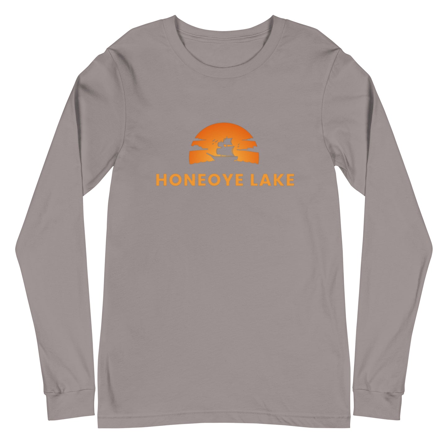 Unisex Long Sleeve Tee - Honeoye Lake Blue Sailboat