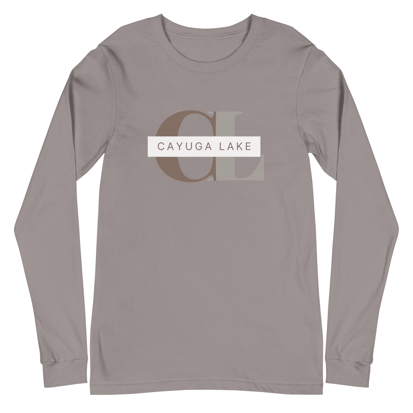 Unisex Long Sleeve Tee - Cayuga Lake monogram style 2