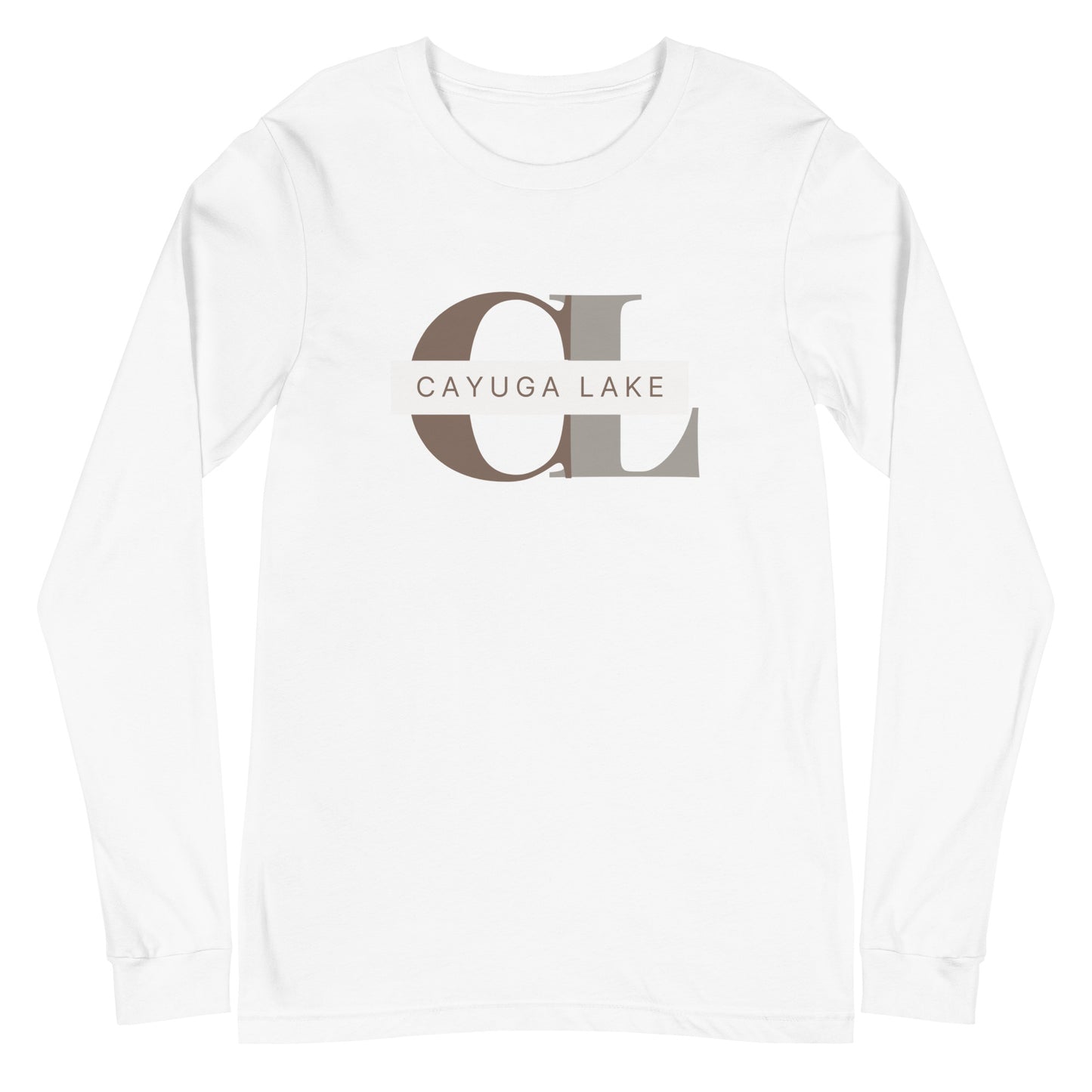 Unisex Long Sleeve Tee - Cayuga Lake monogram style 2