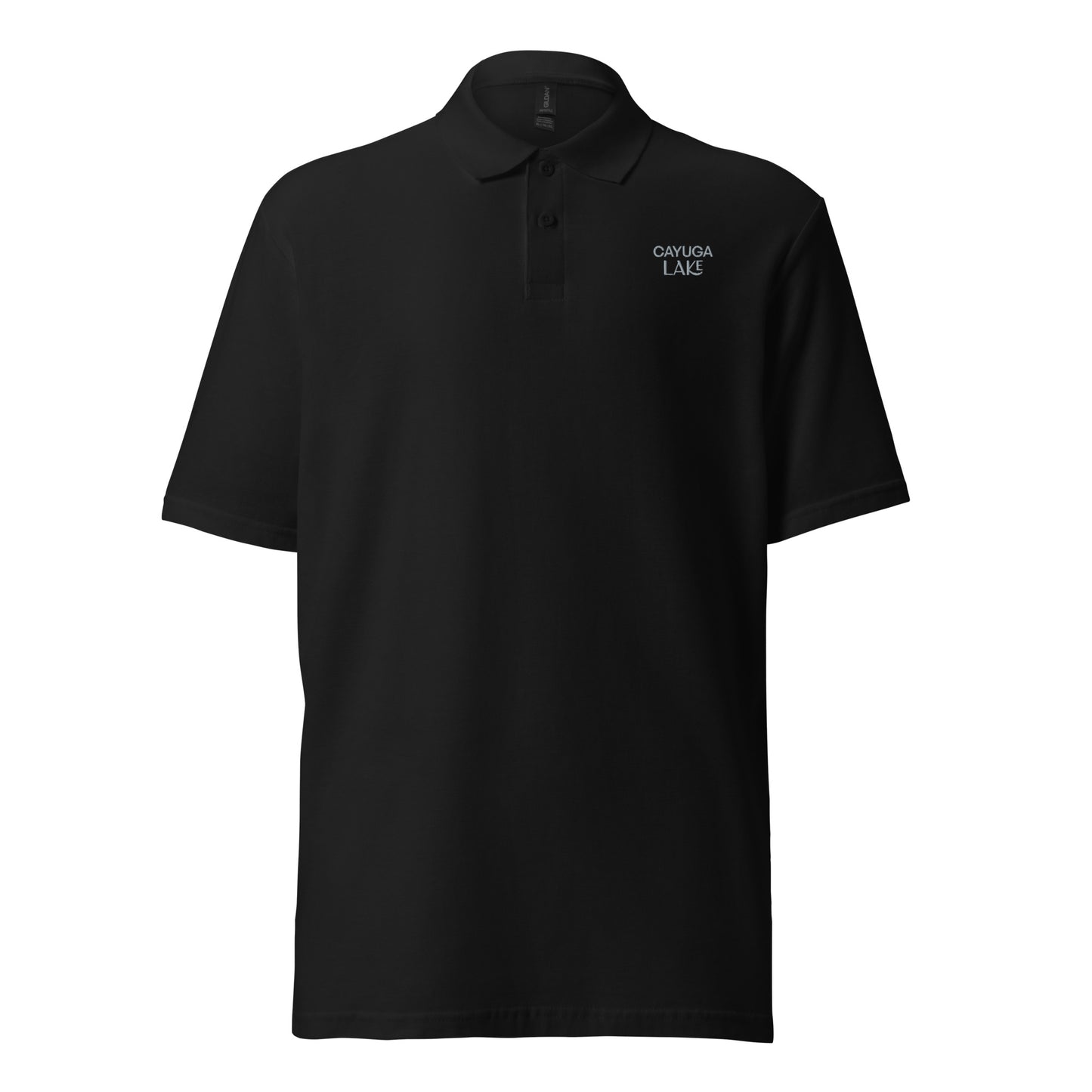 Unisex pique polo shirt - Cayuga Lake embroider