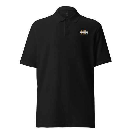 Unisex pique polo shirt - Honeoye Lake monogram style 2