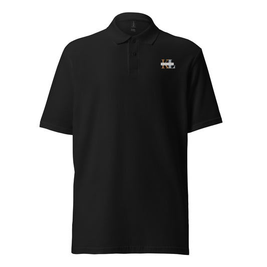 Unisex pique polo shirt - Keuka Lake monogram style 2