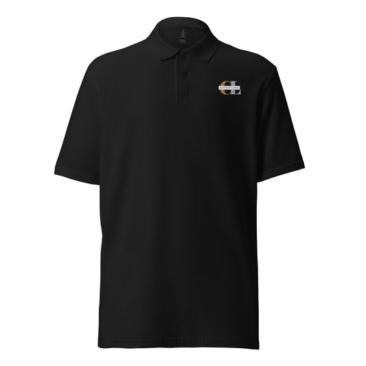 Unisex pique polo shirt - Cayuga Lake monogram style 2